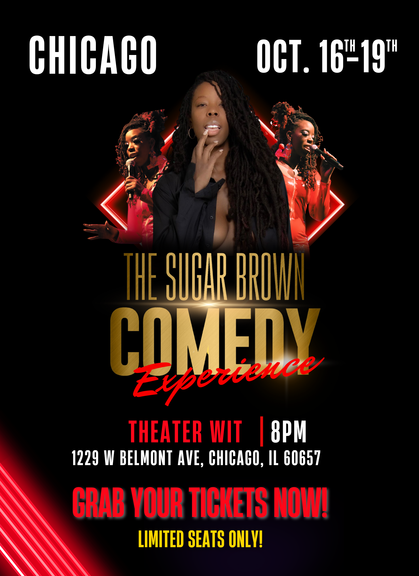 Sugar Brown Comedy: The Sugar Brown Sweetest Day Experience | Chicago | Oct. 16-19th