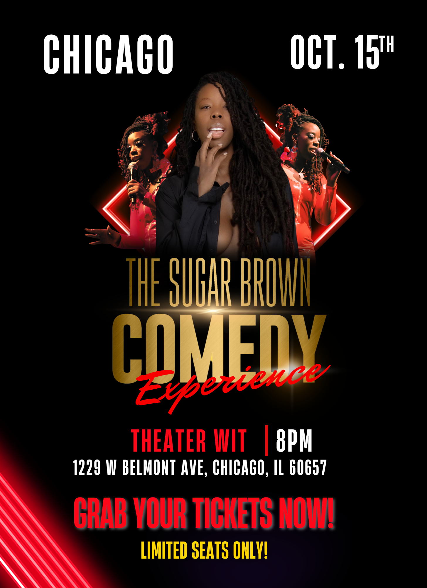 Sugar Brown Burlesque & Comedy presents: The Sugar Brown Experience | Chicago | Oct. 15th