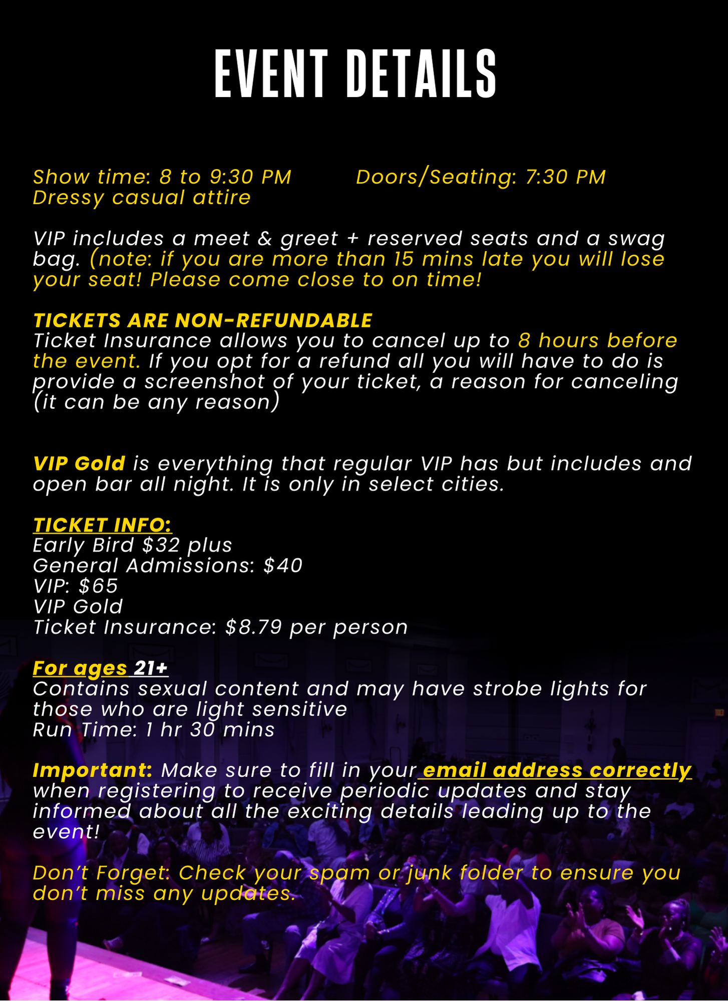 Sugar Brown Burlesque & Comedy presents: The Sugar Brown Experience | San Diego | Nov. 22nd