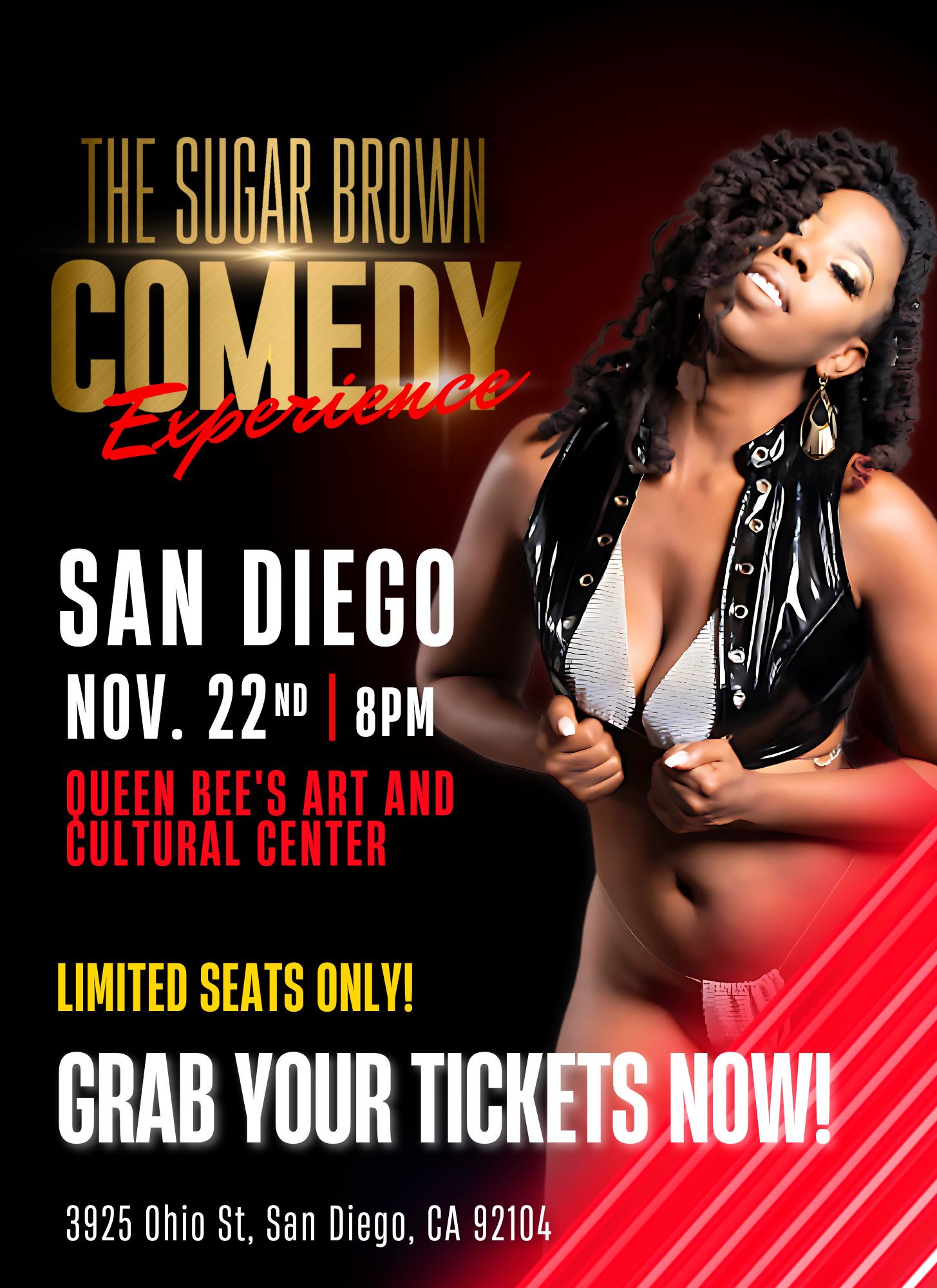 Sugar Brown Burlesque & Comedy presents: The Sugar Brown Experience | San Diego | Nov. 22nd