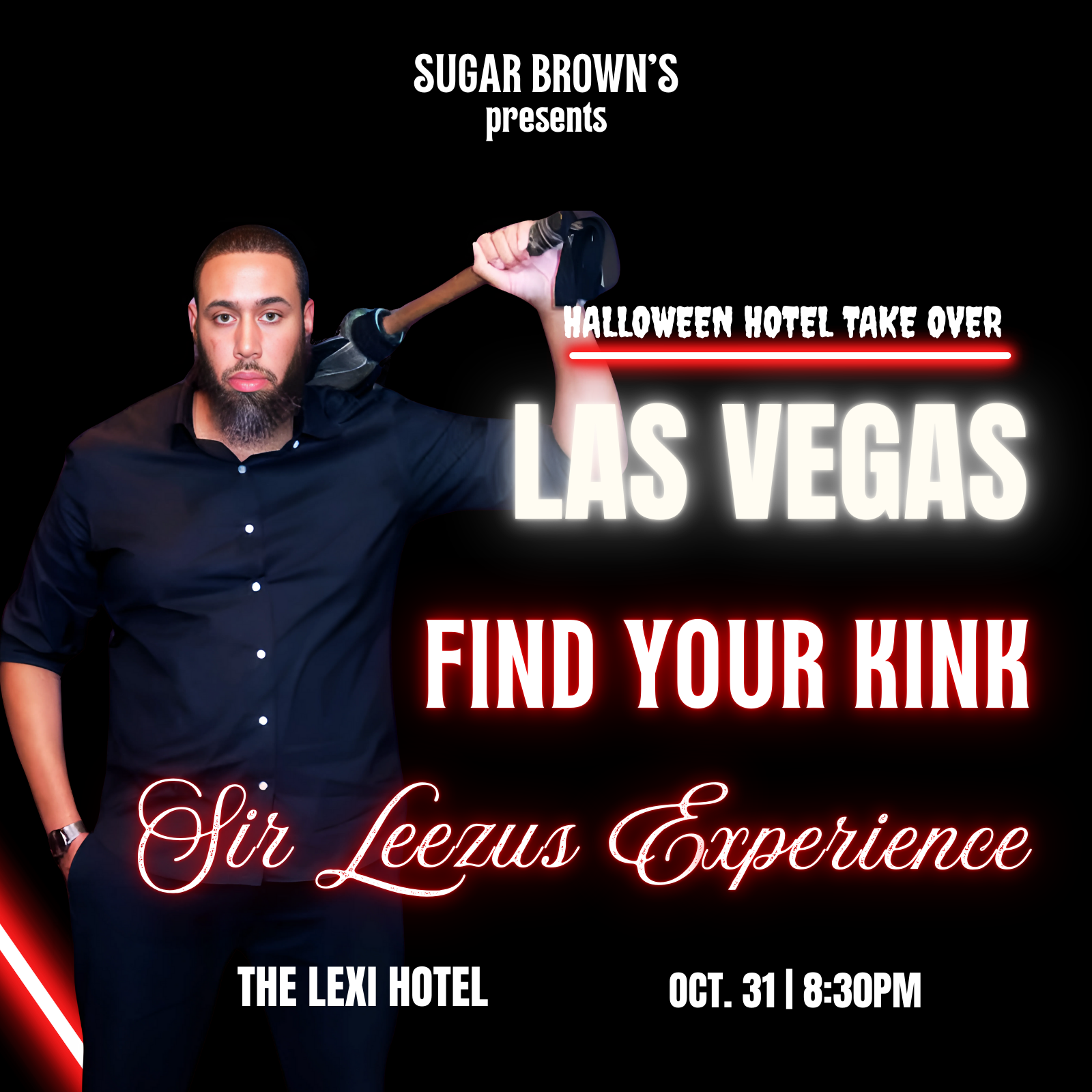 SIR LEEZUS AT LAS VEGAS HALLOWEEN HOTEL TAKE OVER | OCT. 31