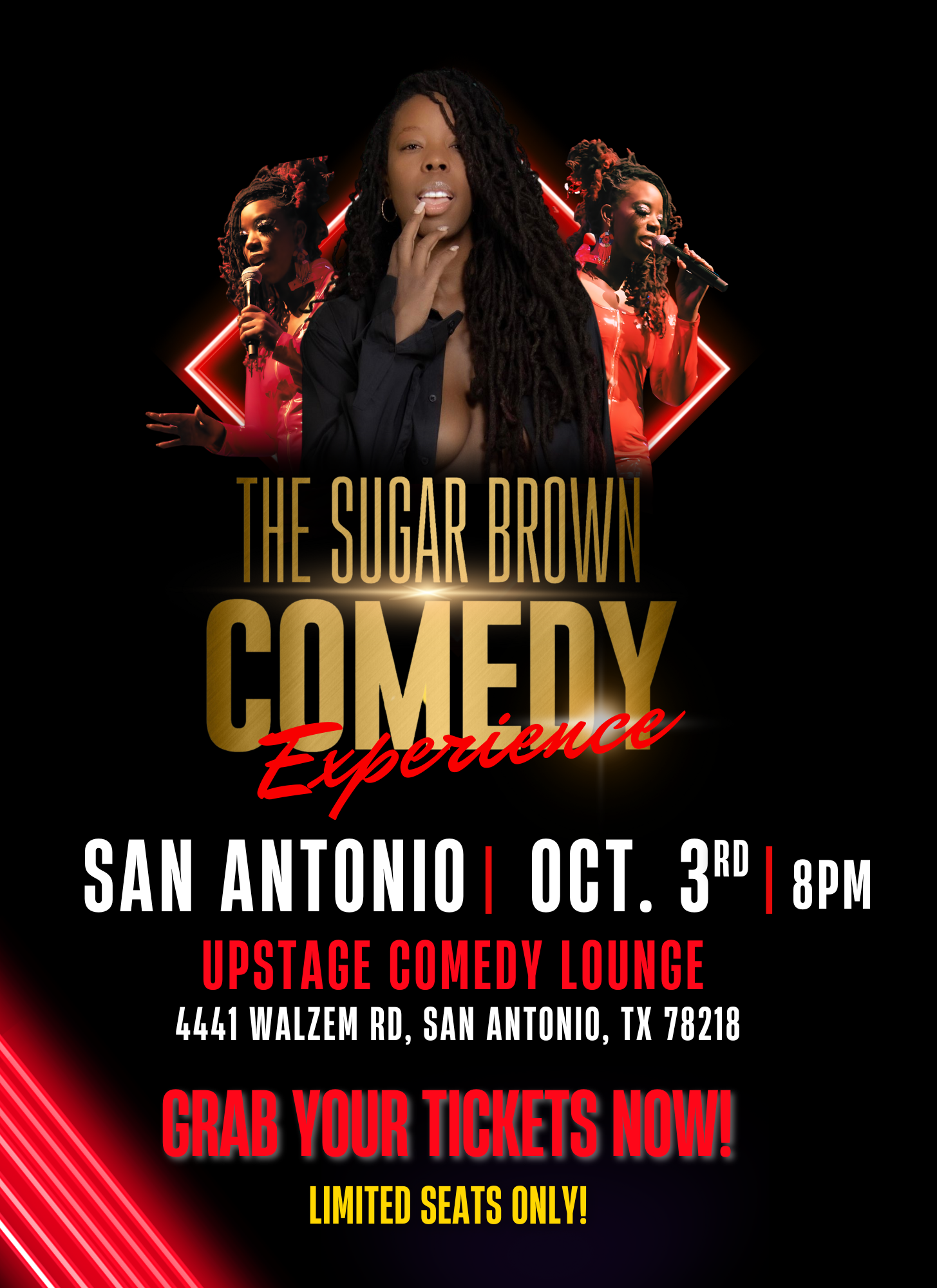 Sugar Brown Burlesque & Comedy presents: The Sugar Brown Experience | San Antonio Oct. 3rd